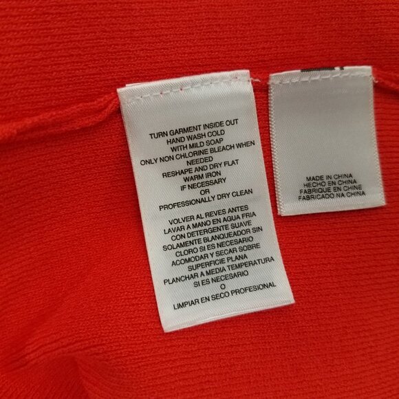 NEW Rachel Roy Collection Size S Knit Sleeveless V-neck Top Tee in Coral NWT - Picture 8 of 9